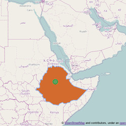 Map of  Ethiopia  